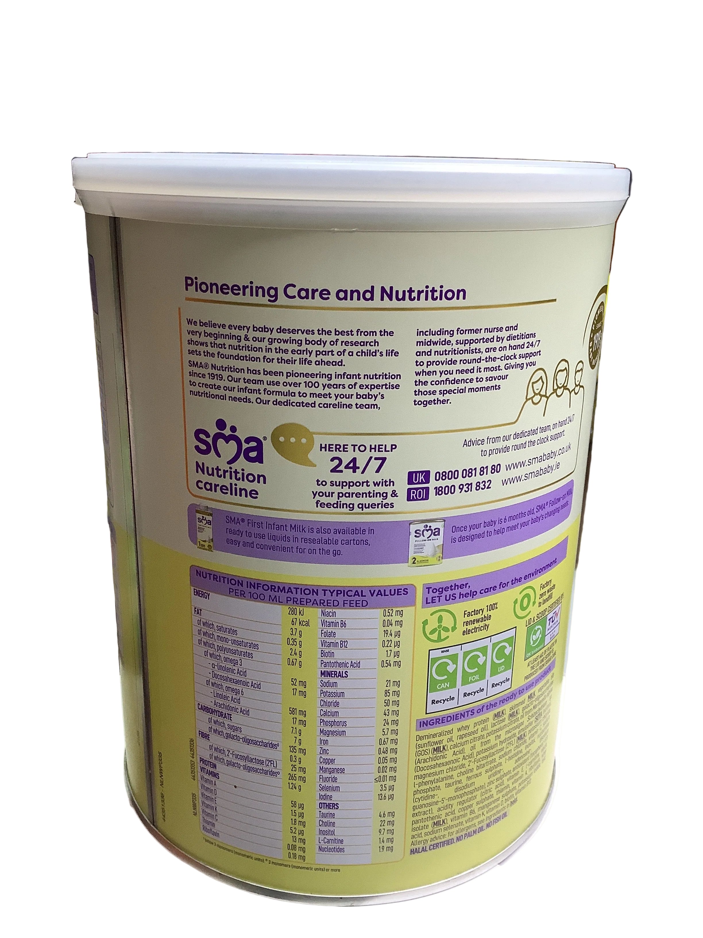 SMA Pro First Infant Milk Formula Stage 1 (Foreign-800g)From Birth