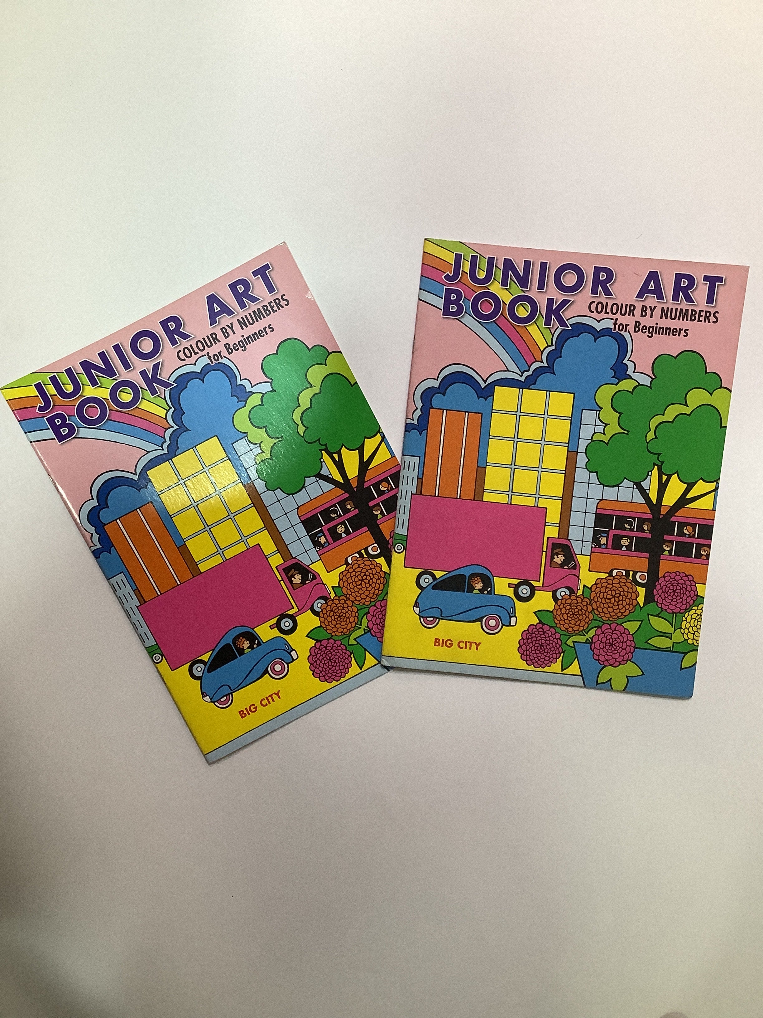Junior Art Color-colour by numbers for beginners (Big City)