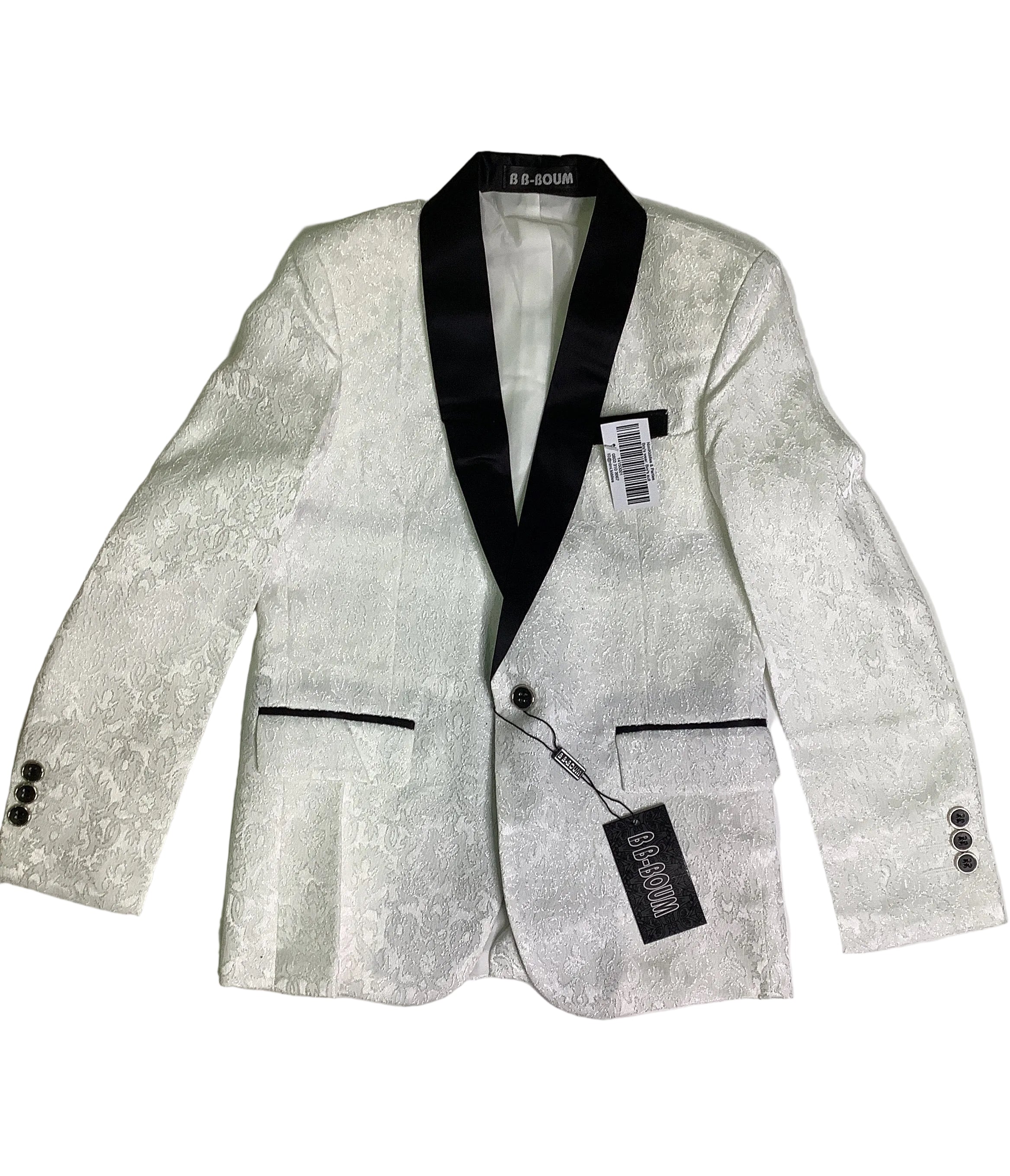BB-Boum Boys’ White Suit Set (2-Piece Set)
