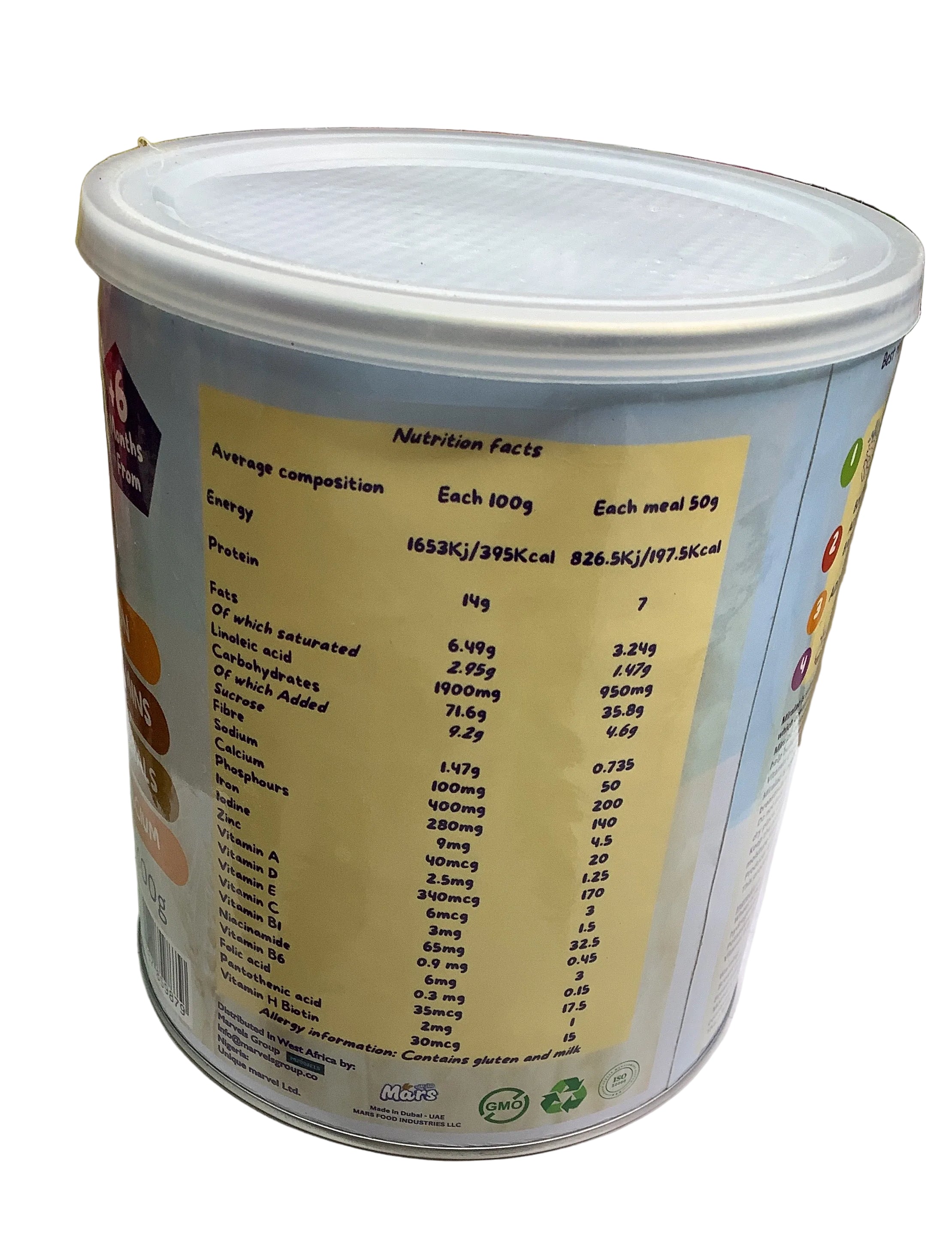 Miralac Wheat And Milk With Honey Cereal (400g).
