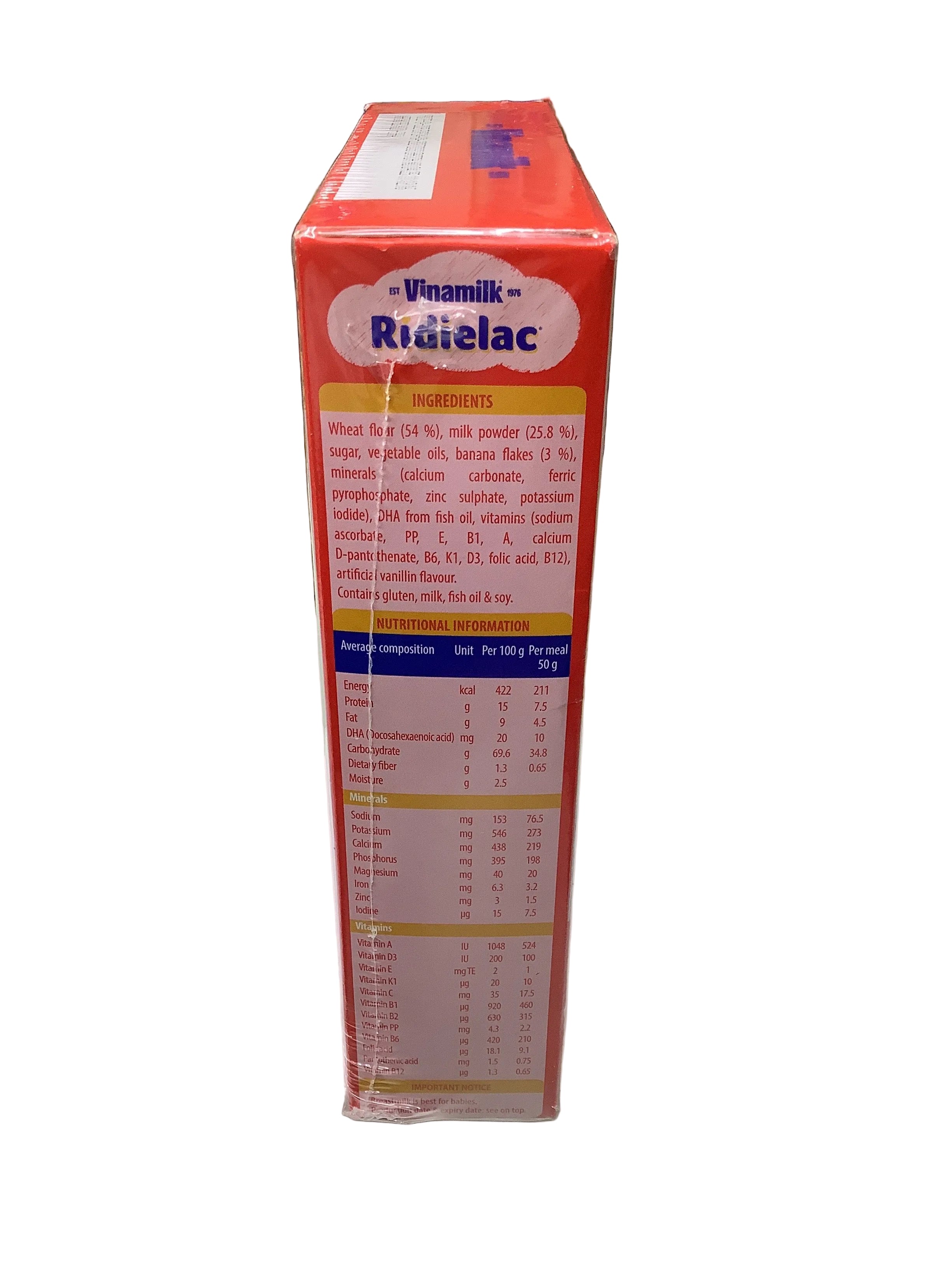 Ridielac Milk Wheat & Banana (6-24months)300g