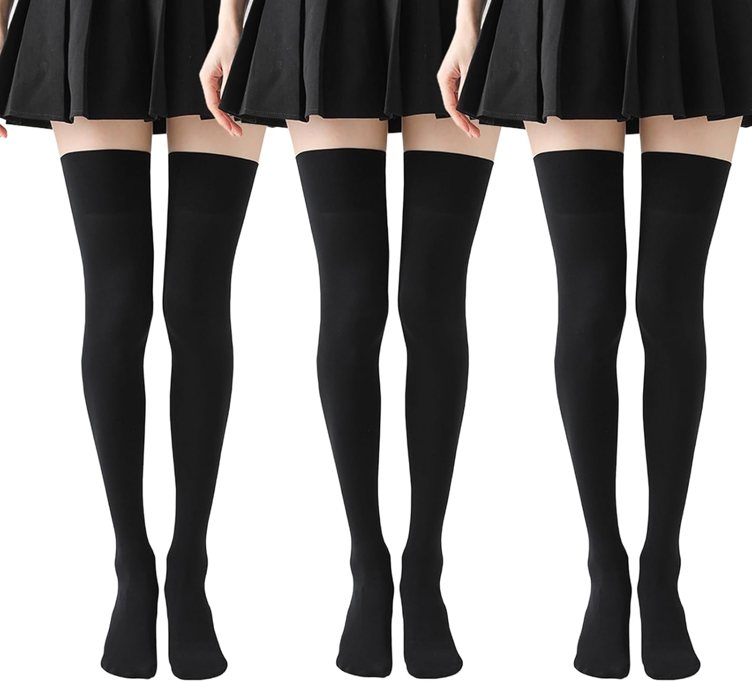 Jinwalang Black Long Socks.