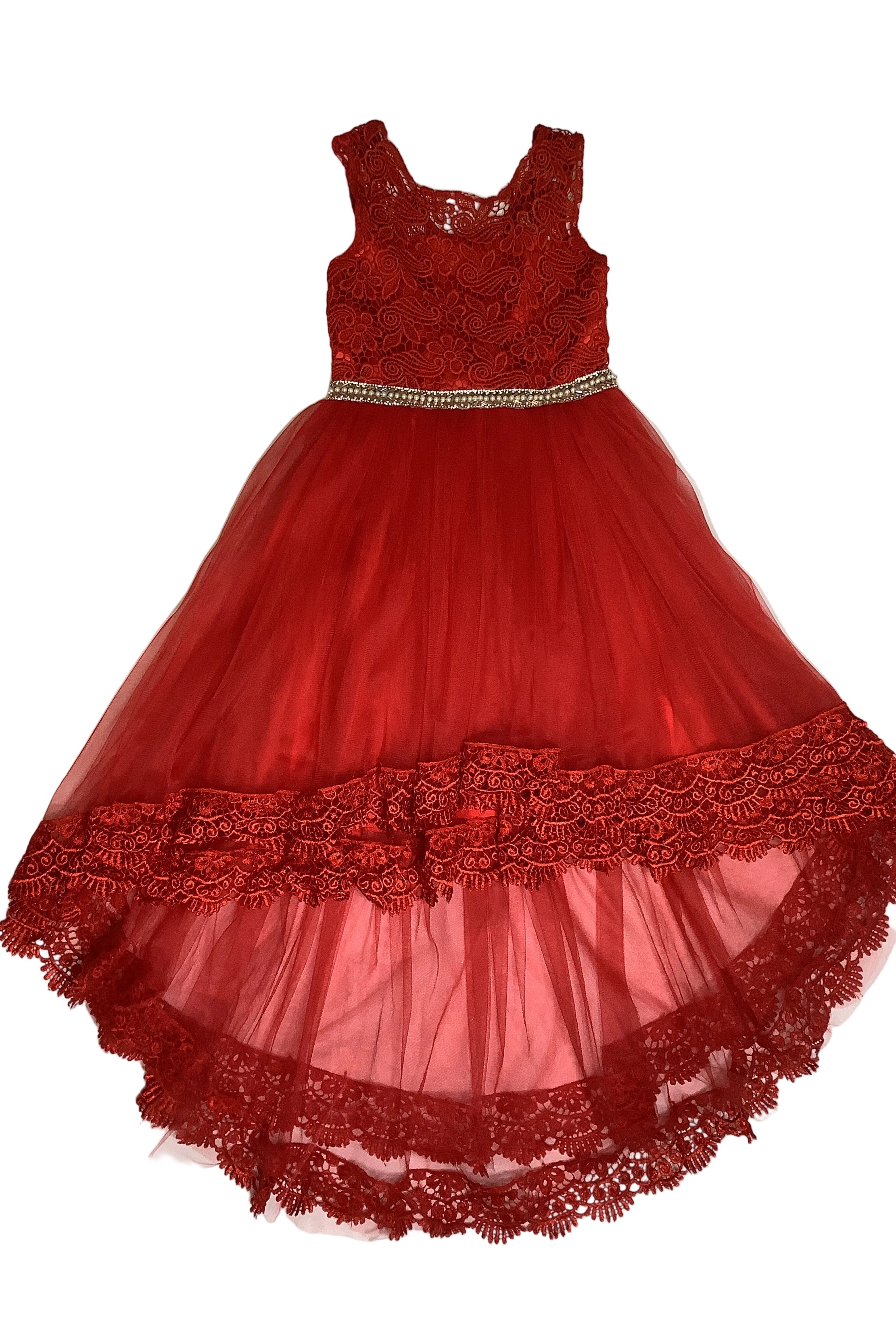 Miss Liwa Pepper Red Ball Gown