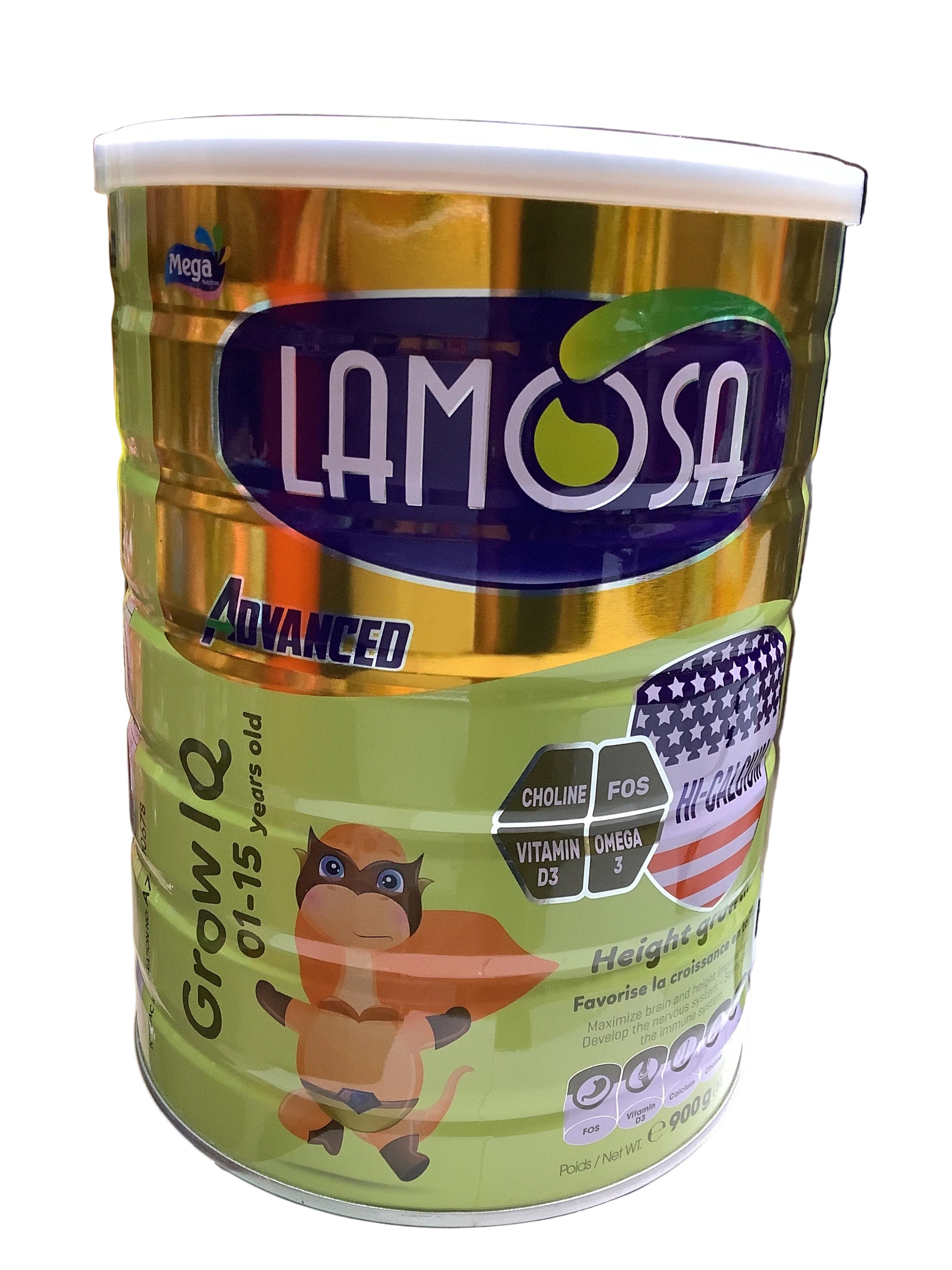 Lamosa Advanced Grow IQ Supplements Food 1-15 years (900g)