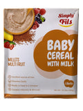 Simply Fils Millets Multi Fruit Baby Cereal With Milk  300g (6 Months)
