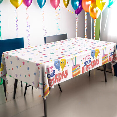 Happy Birthday Table Cover