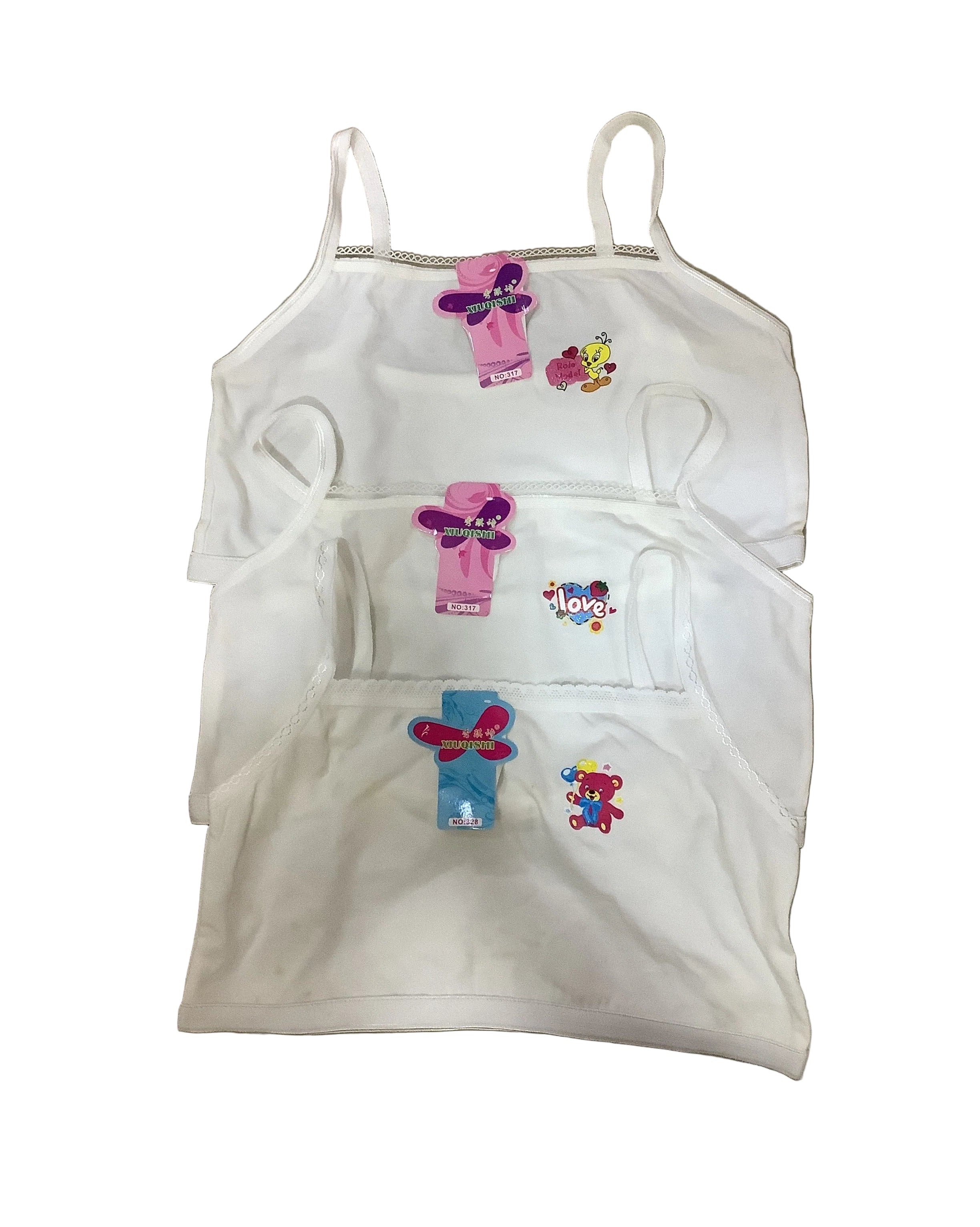 Xiuqishi Girl's Bra Top (Half Top).