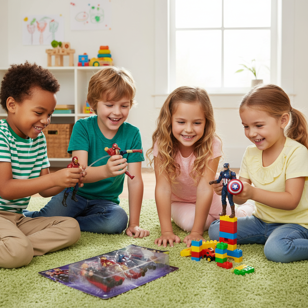 Avengers 4 Characters Toy Set