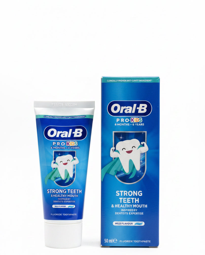 Oral-B Pro Kids Fluoride Toothpaste 50ml (6mnths-6yrs)