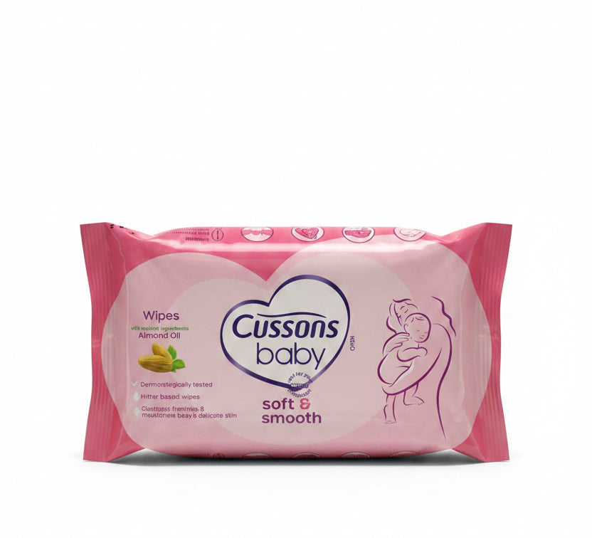 Cusson Baby Soft & Smooth Wipes ( Almond Oil)