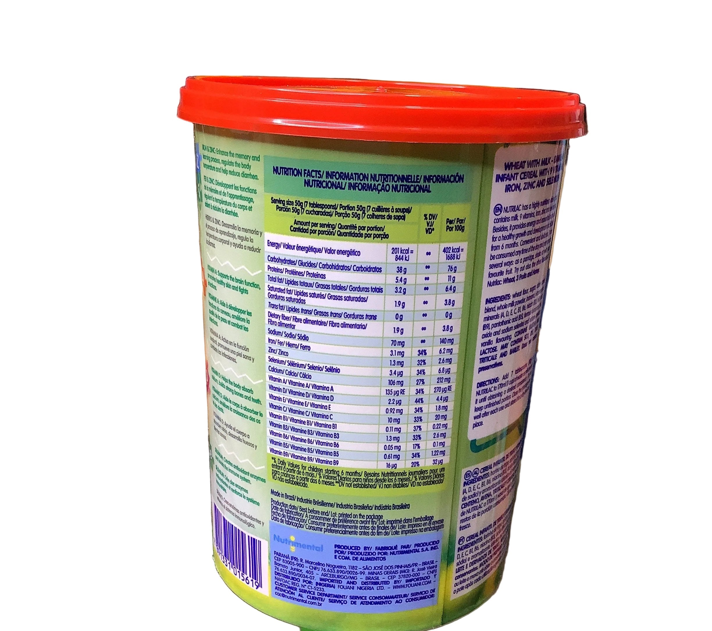 Nutrilac Banana Infant Cereal With Milk 360g