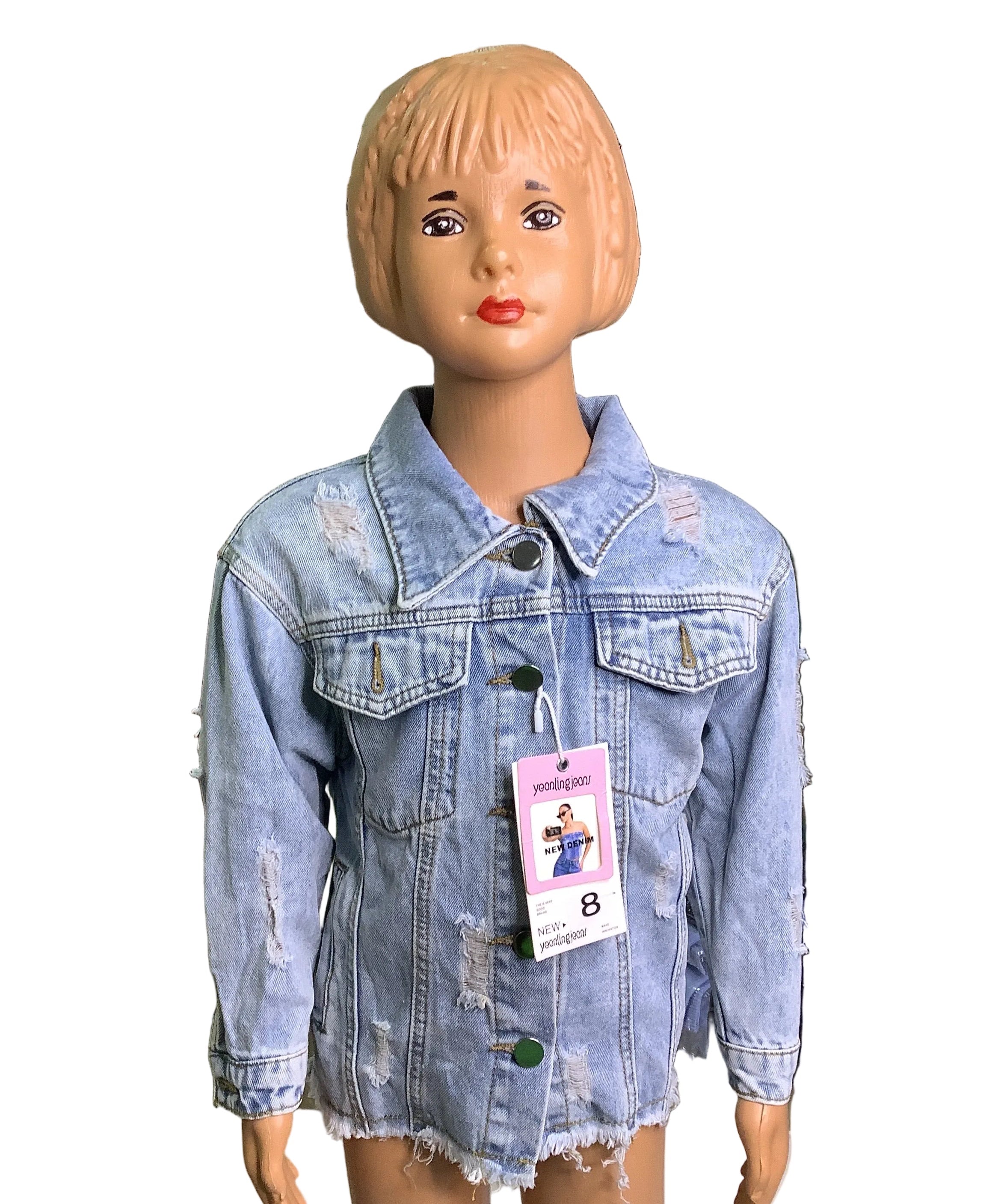 Yeanling Jeans (Message) Fashion Style Jacket