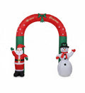 Santa House & Snowman Let It Snow Ark Décor