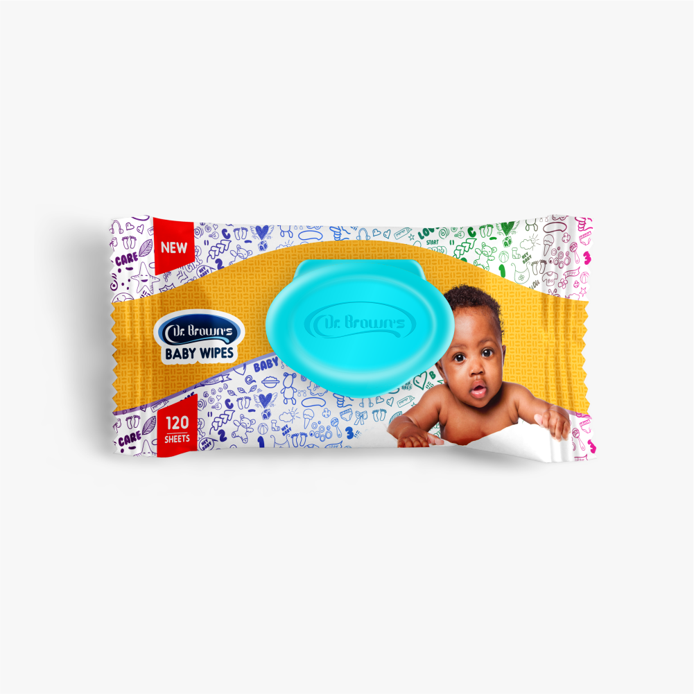 Dr. Brown's Baby Wipes(120 sheets)