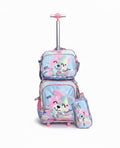 Perfect For You Kids Rainbow Lover Strolley Back Bag With Lunch & Pencils Bag