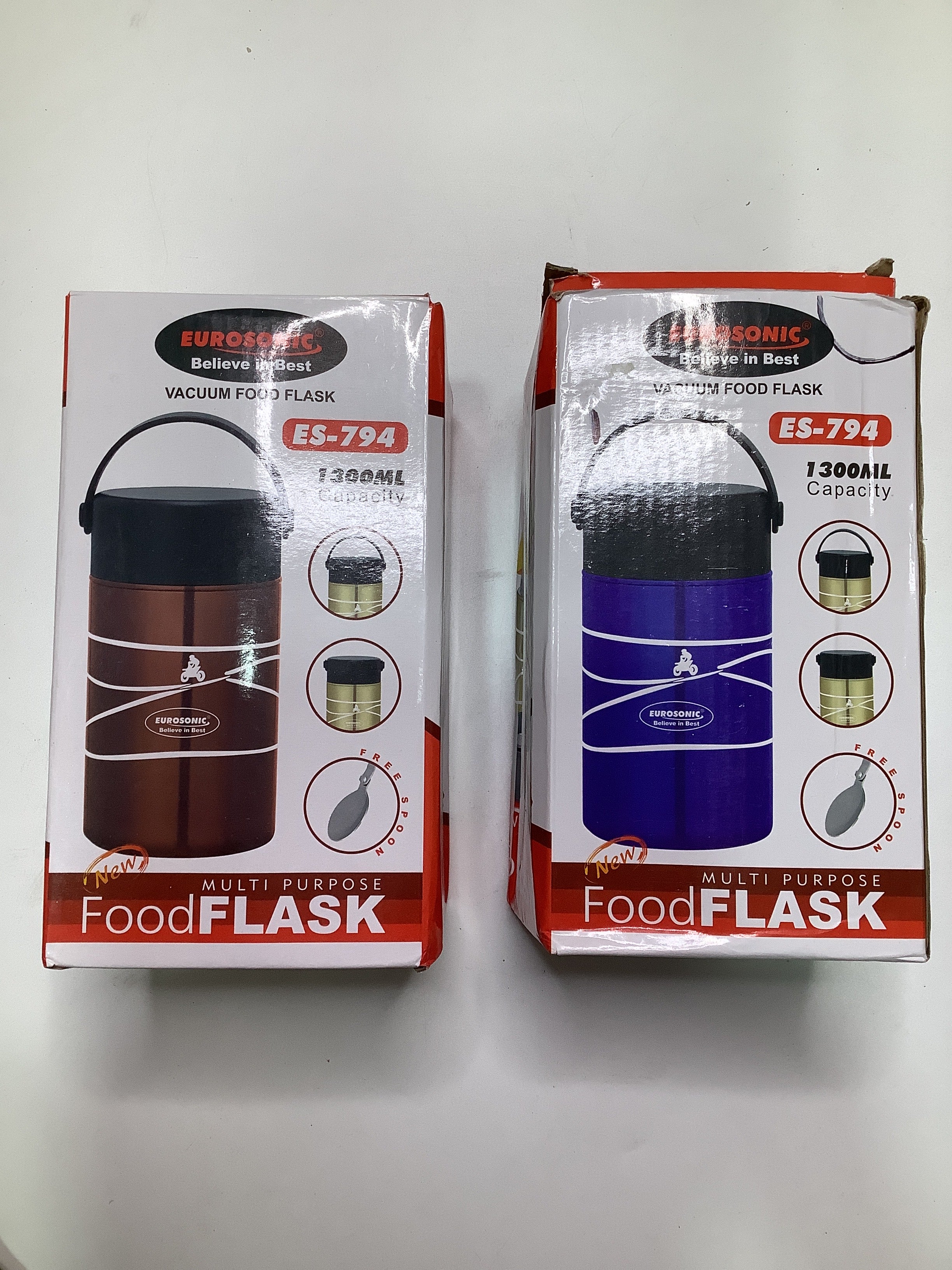 Eurosonic Vacuum Food Flask ES-794 (1300ML).