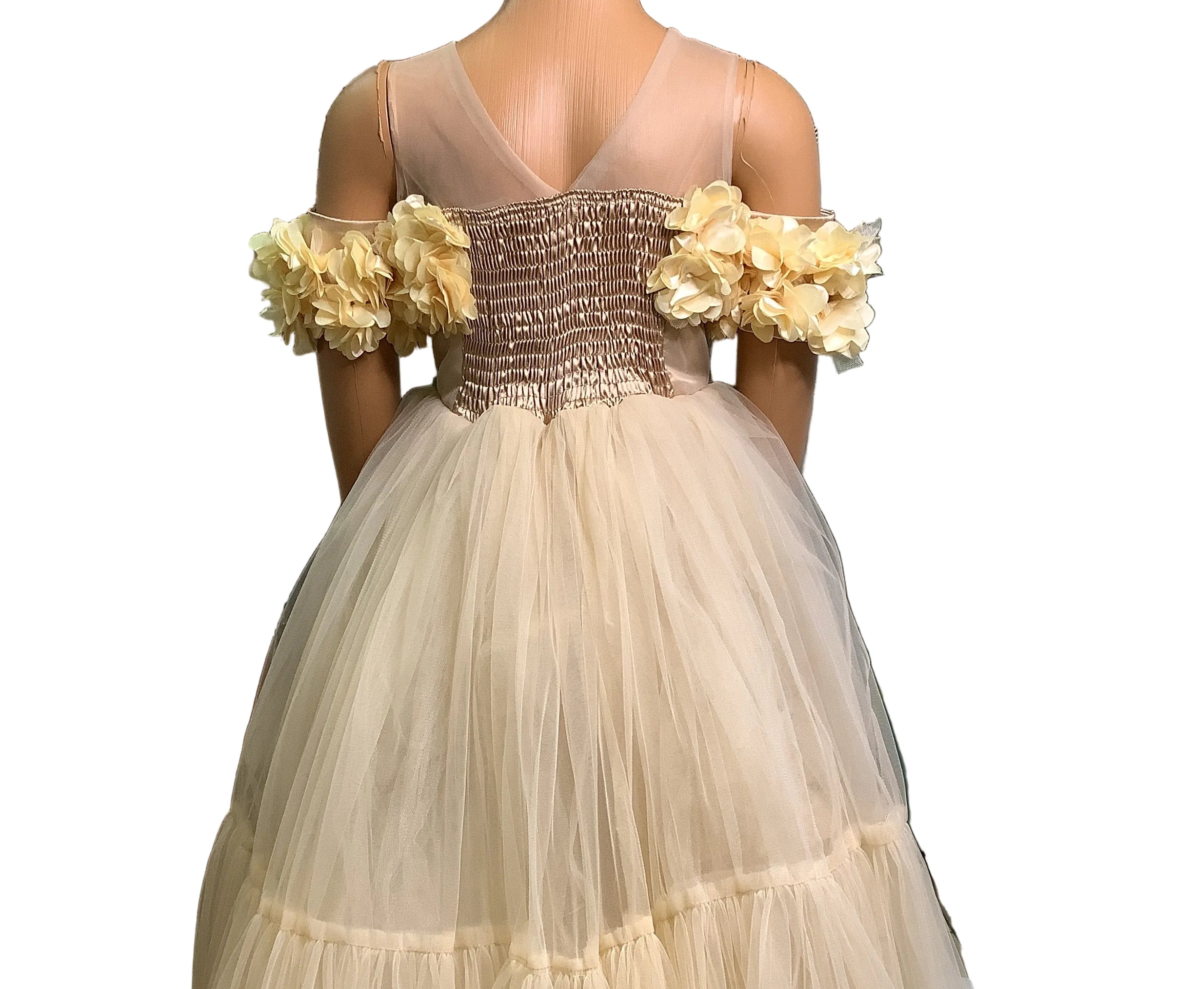 Happy Prenses Gold Ball Gown