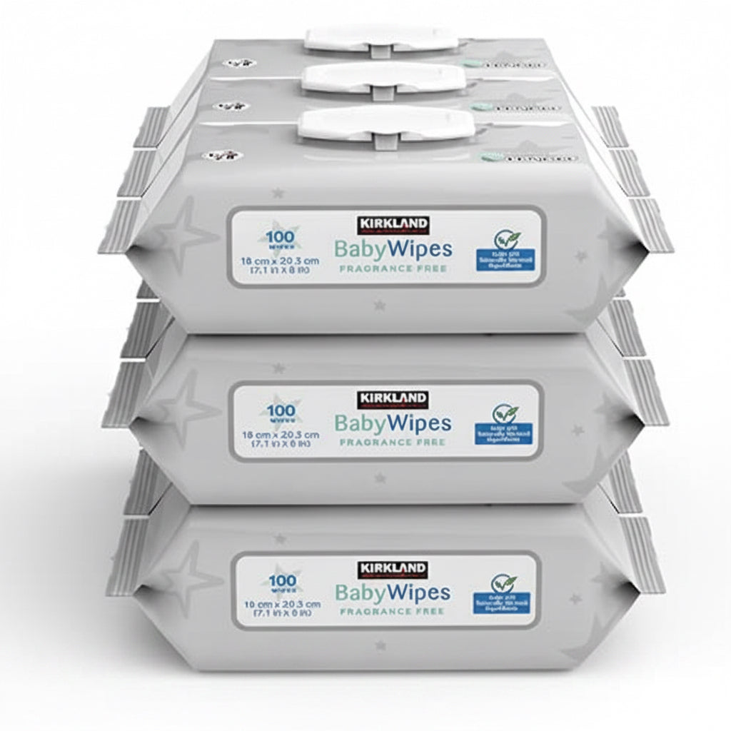 Kirkland Signature Baby Wipes Fragrance Free 100 Piece
