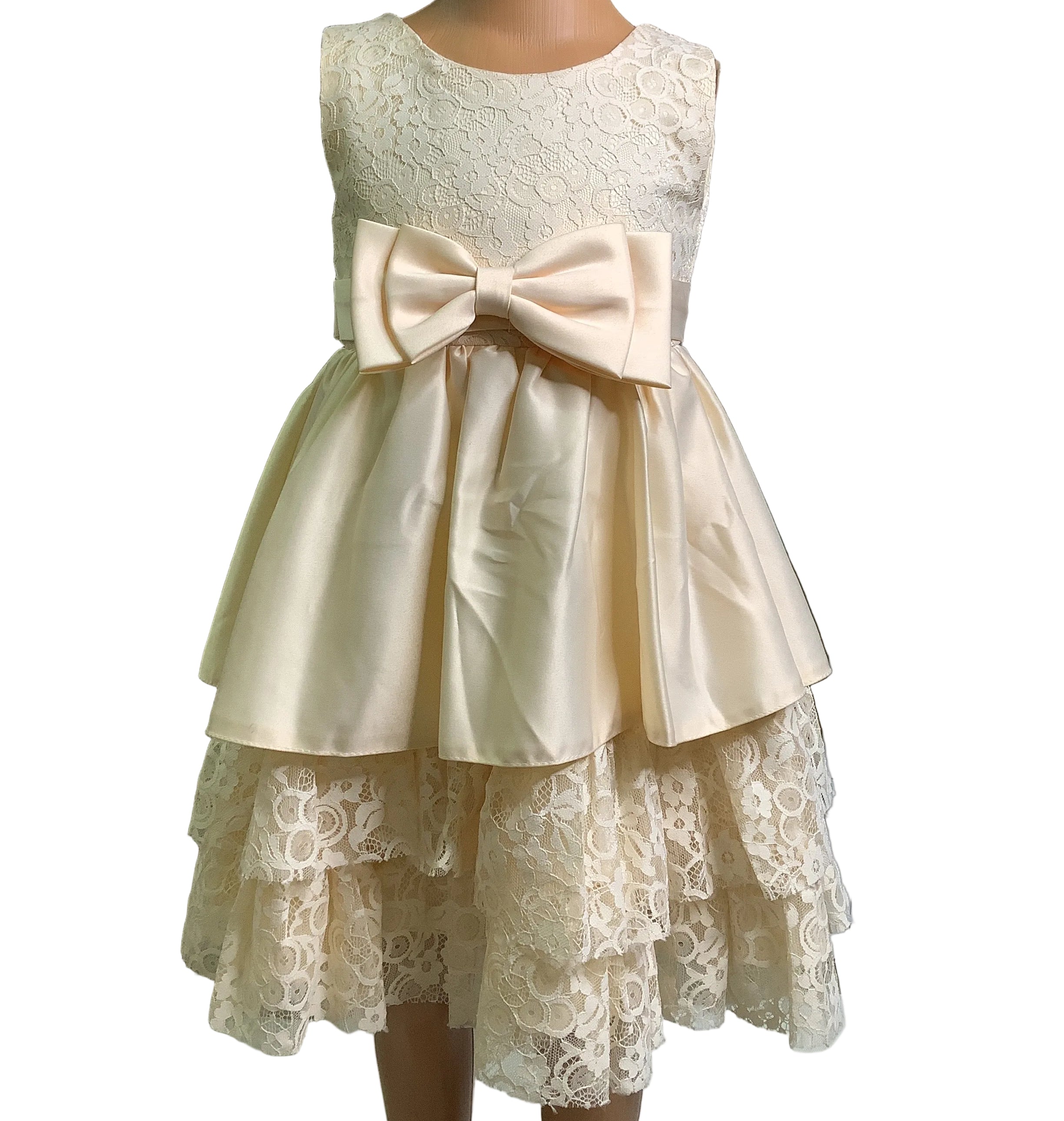 Bow Girls Ball Gown