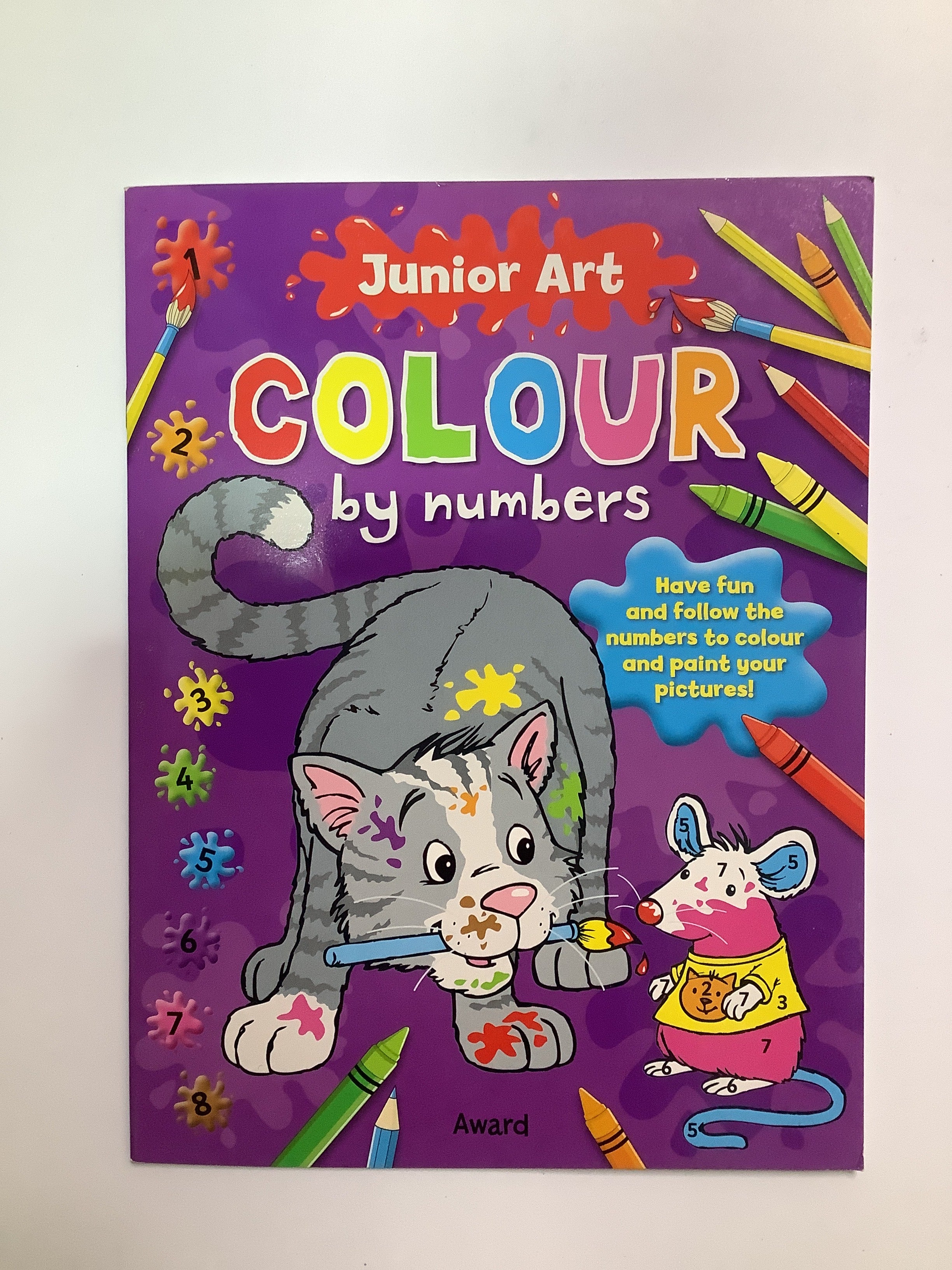 Junior art colour by numbers (painting is fun)