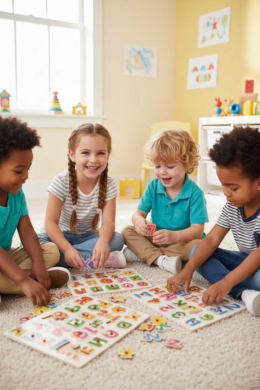 Alphabet & Number Puzzle.( Big)