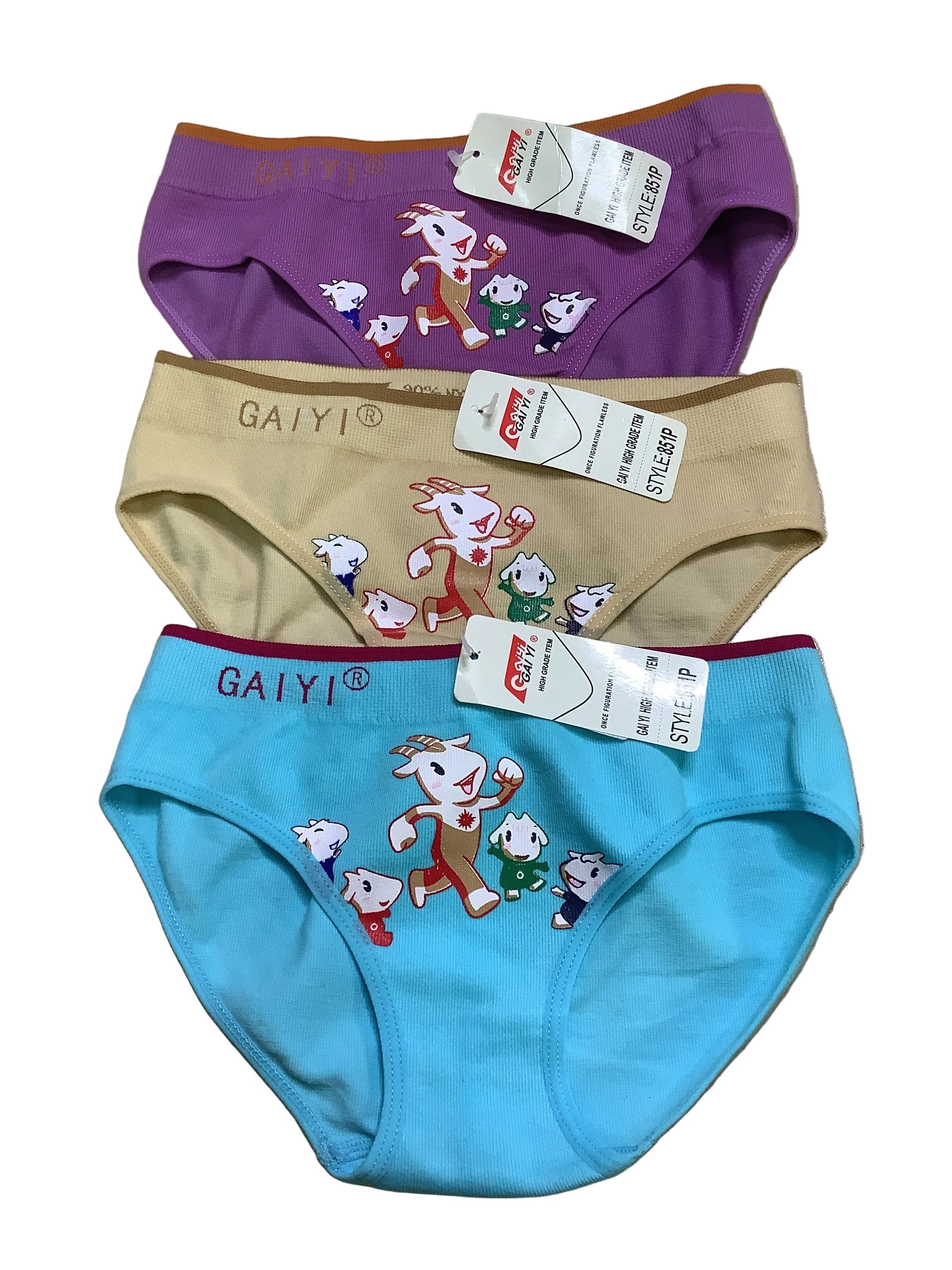 GAI YI CHARACTER TICK CHILDREN PANTS