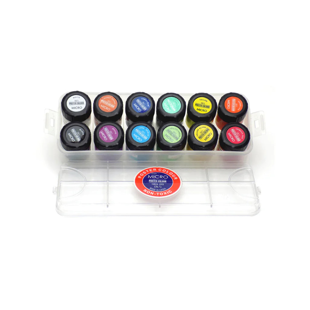 Monami 12 Colors Poster Colors
