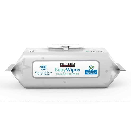 Kirkland Signature Unscented Baby Wipes (100 Sheets, Single Pack)