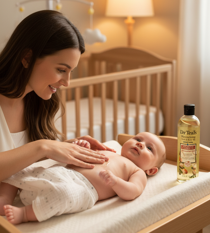 Dr Teals Moisturizing Bath & Body Oil Moisture (Shea Butter & Almond Oil & Essential Oils 260ml).