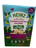Heinz banana & berries porridge 200g (7month +)