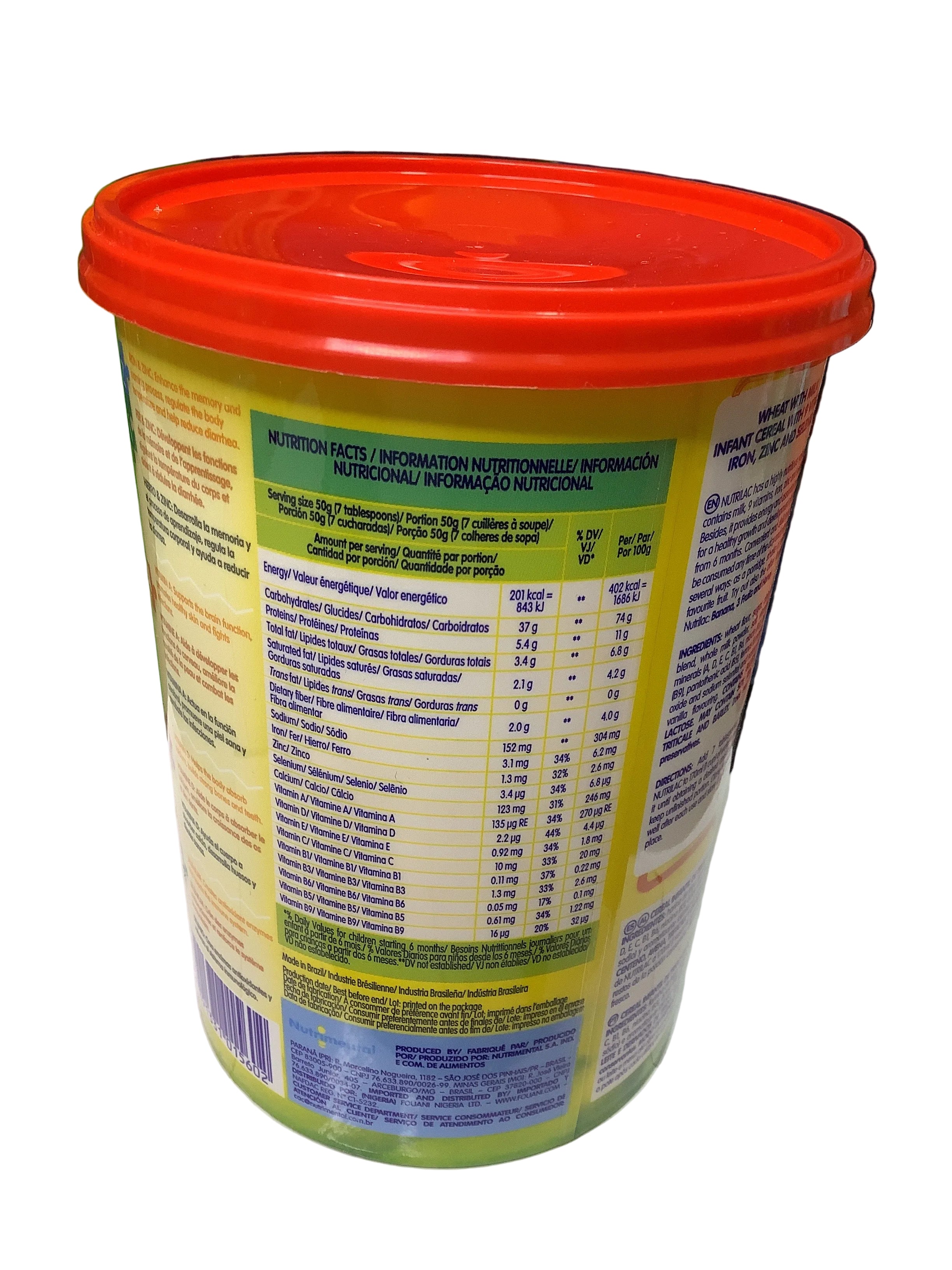 Nutrilac Wheat Infant Cereal With Milk  400g