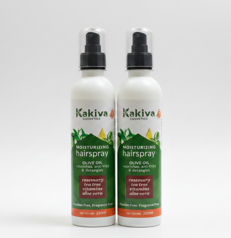 Kkakiva Cosmetics Moisturizing hairspray (Olive Oil) 250ml.
