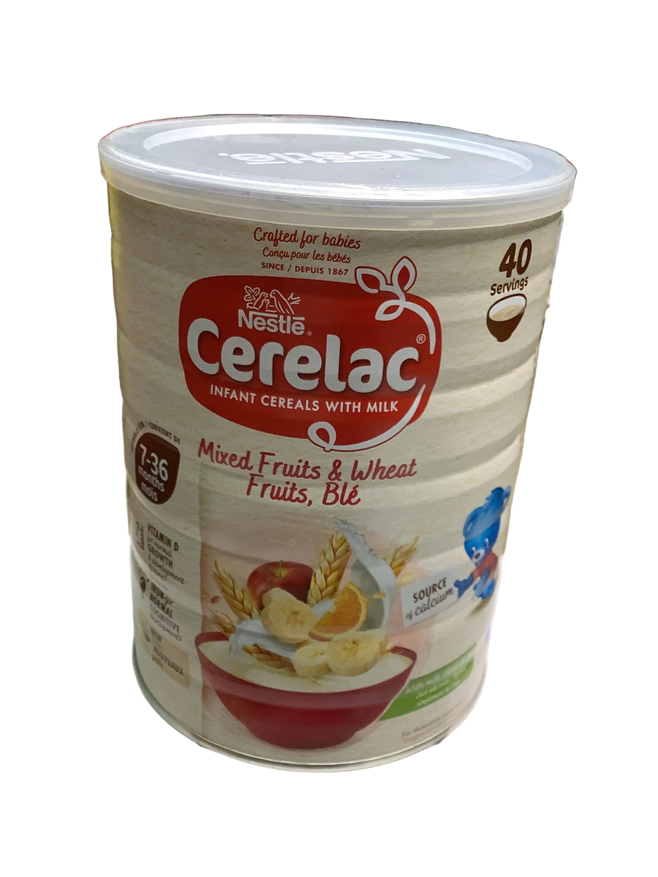 Nestle Cerelac Mixed Fruits & Wheat Fruits 7-36months (1kg)