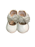 Baby/Toddler Girls Flat Shoe with Bow.