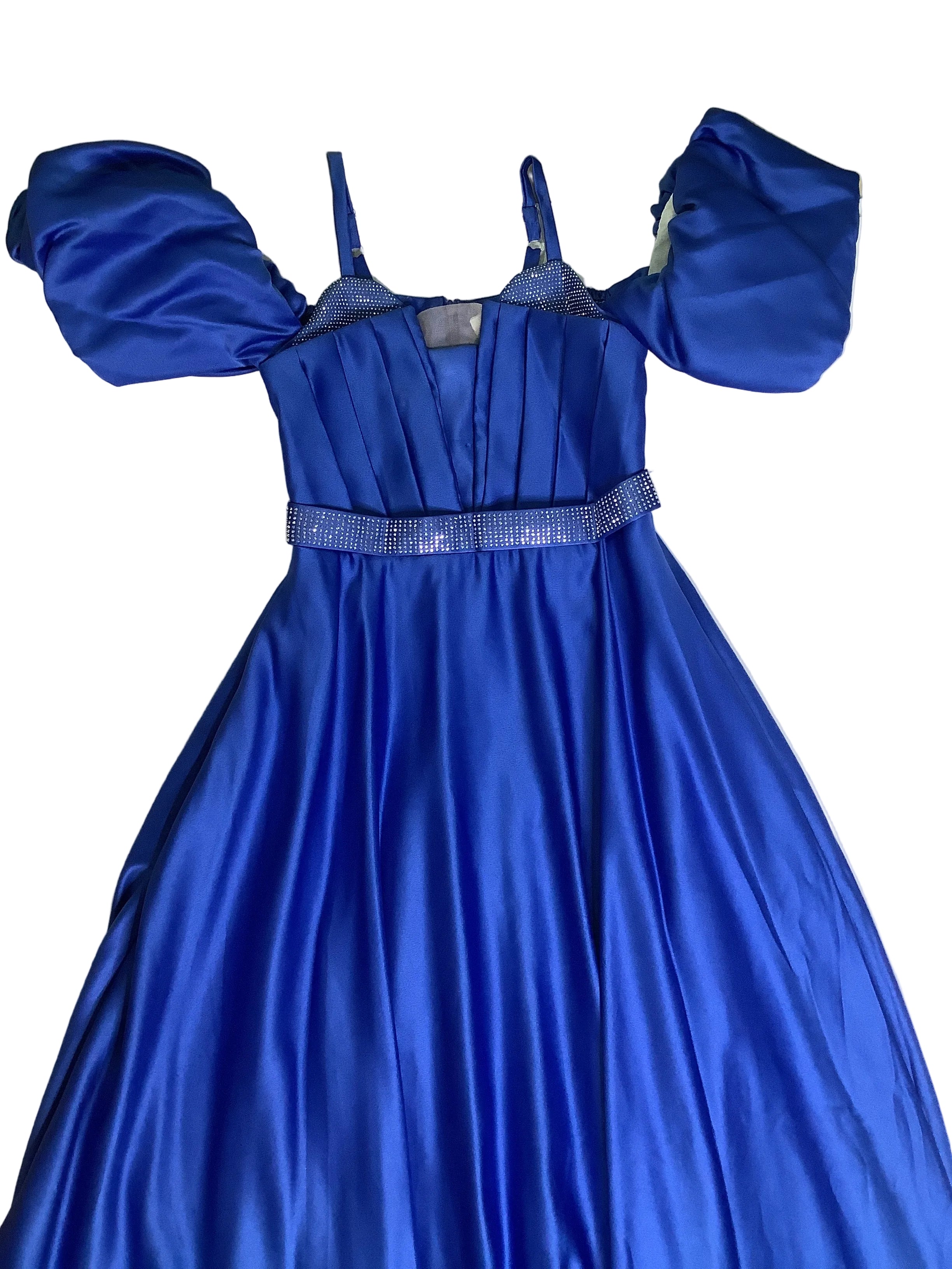 Happy Presend Girl's Blue Gown