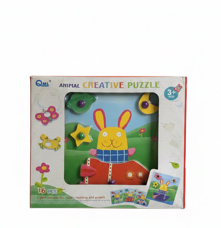 QML Animal Creative Puzzle 3yrs+