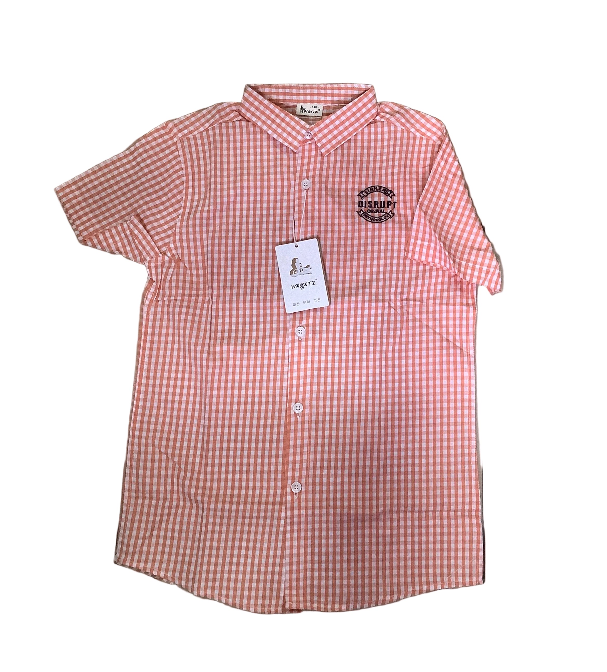 HW & GW Boys’ Short sleeve Shirt(Style:1510)