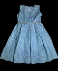 Blue Colour Girls Ball Gown