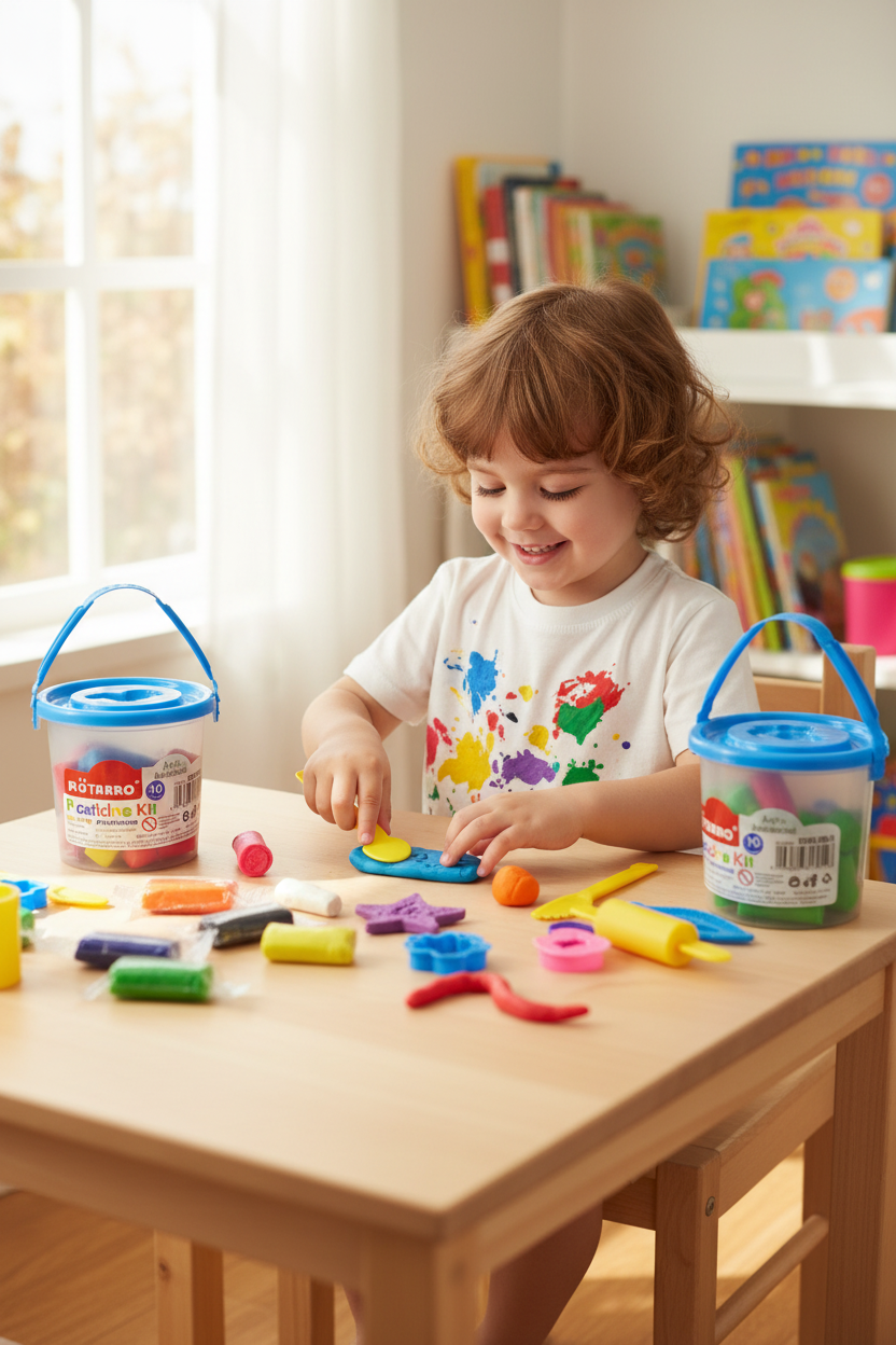 Motarro Plasticine Kit Modeling Clay,        (10 Colours)