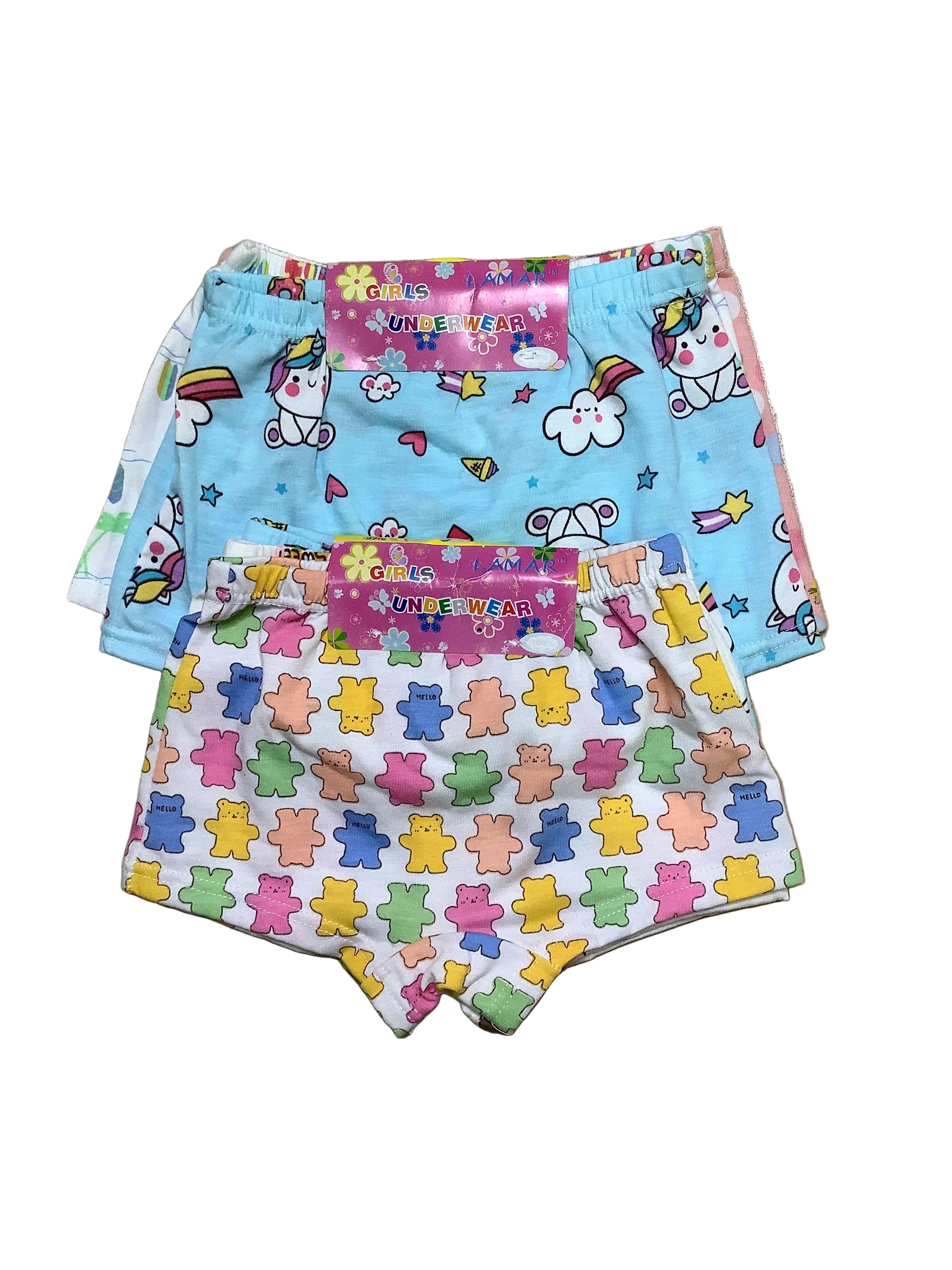 Lamar 3 in 1 Girls Underwear (Boxers).