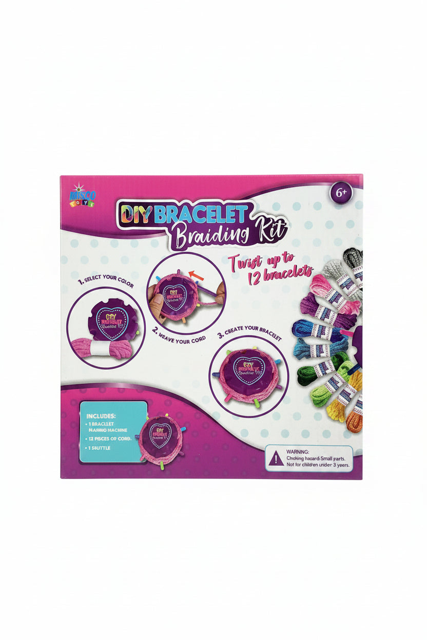 Misco DIY Bracelet Braiding Kit, 6+