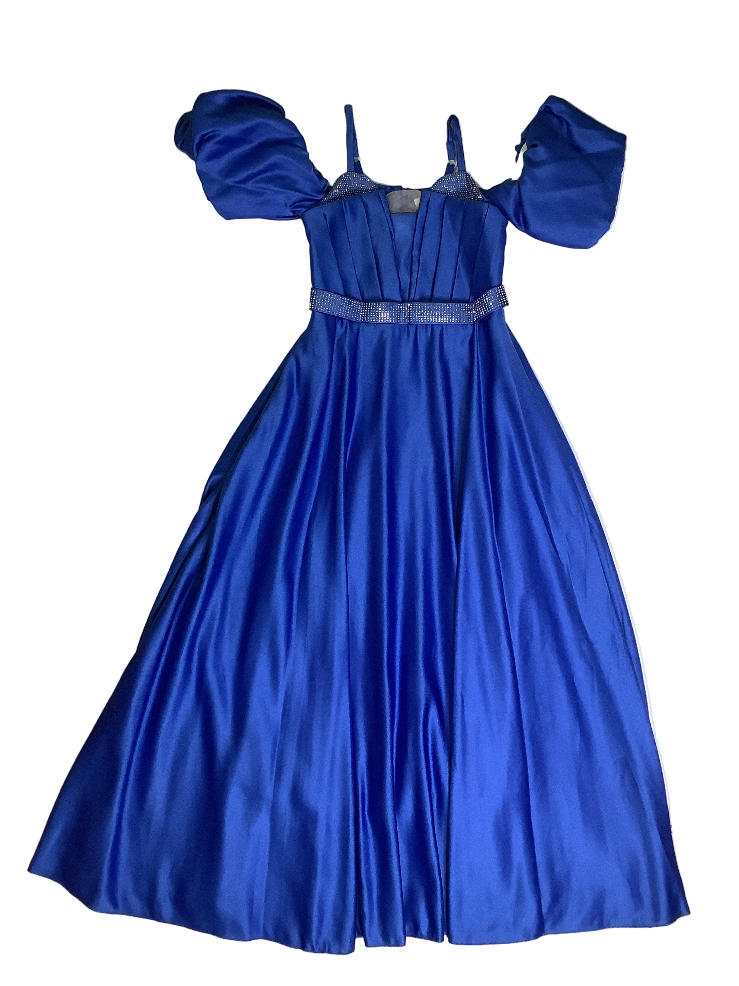Happy Presend Girl's Blue Gown