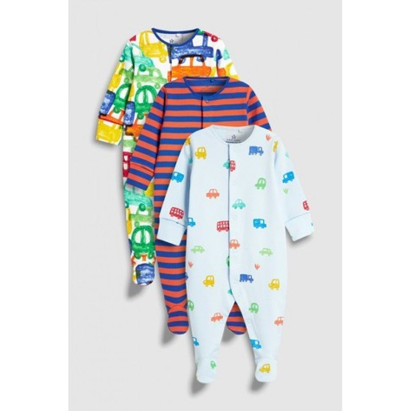 Next Bean 3in1 Overall Sleep Suits (3-6months)