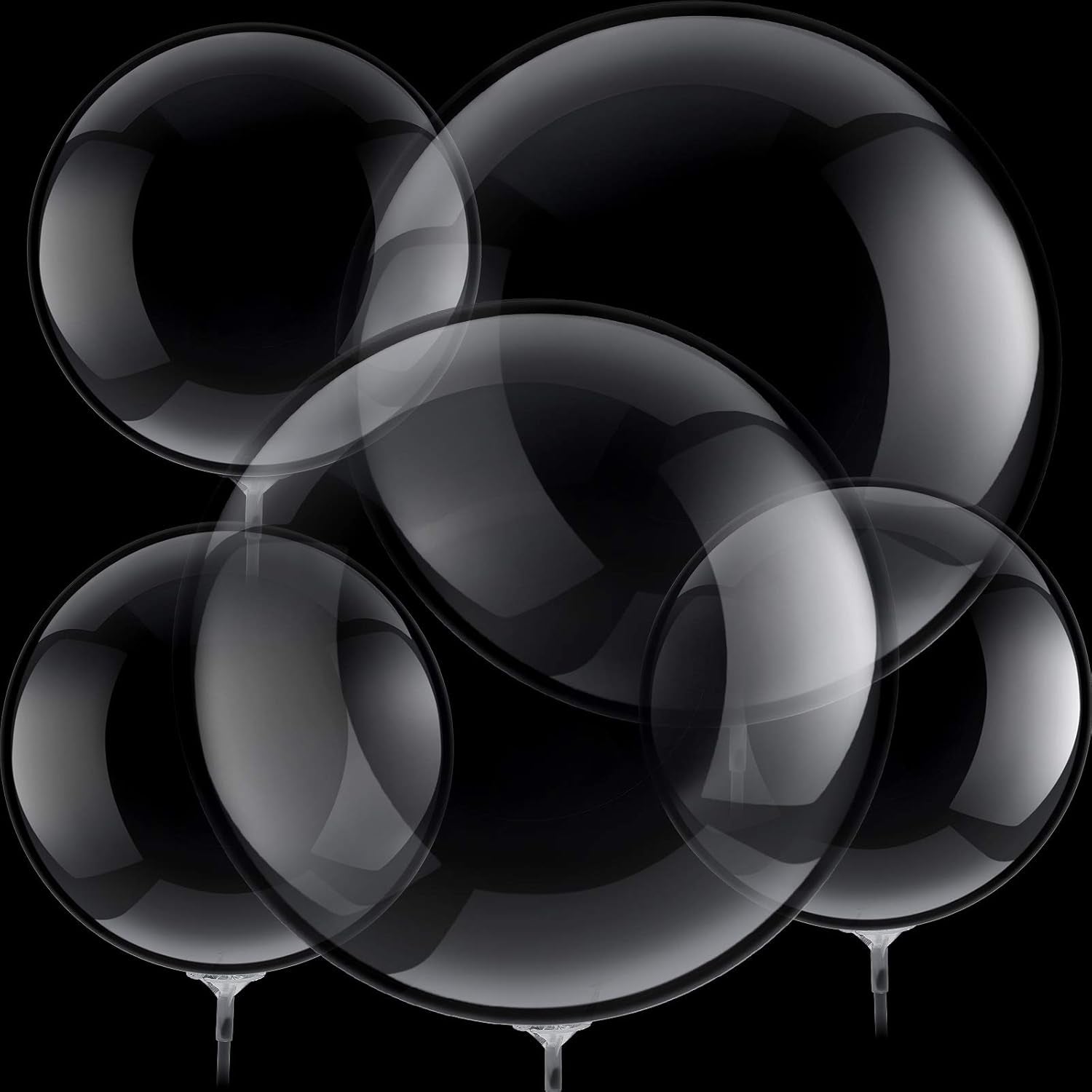 Bobo Balloon Stretchy Transparent Plastic Balloon.