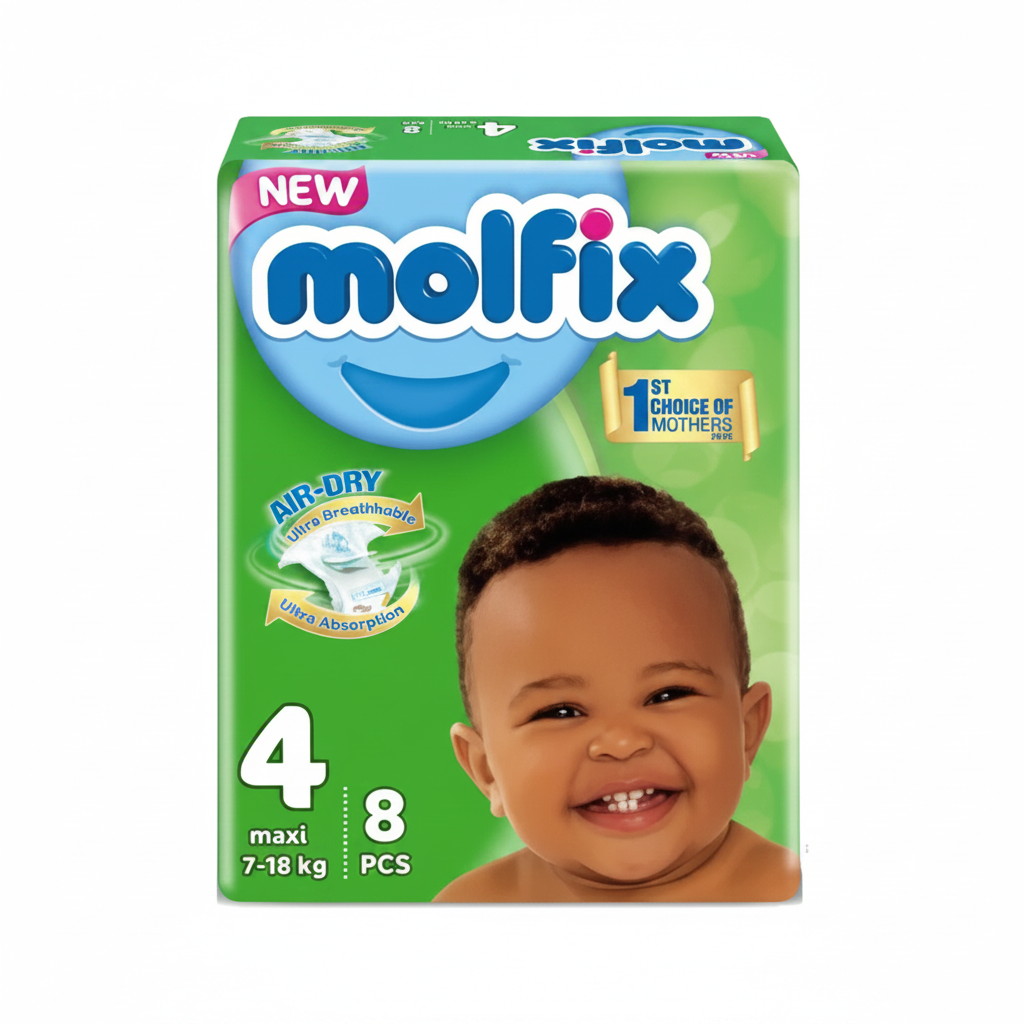 Molfix Diaper Size4 Maxi 7-18kg