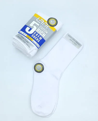 Lark Cotton Rich Socks (Pack of 5 Pairs)