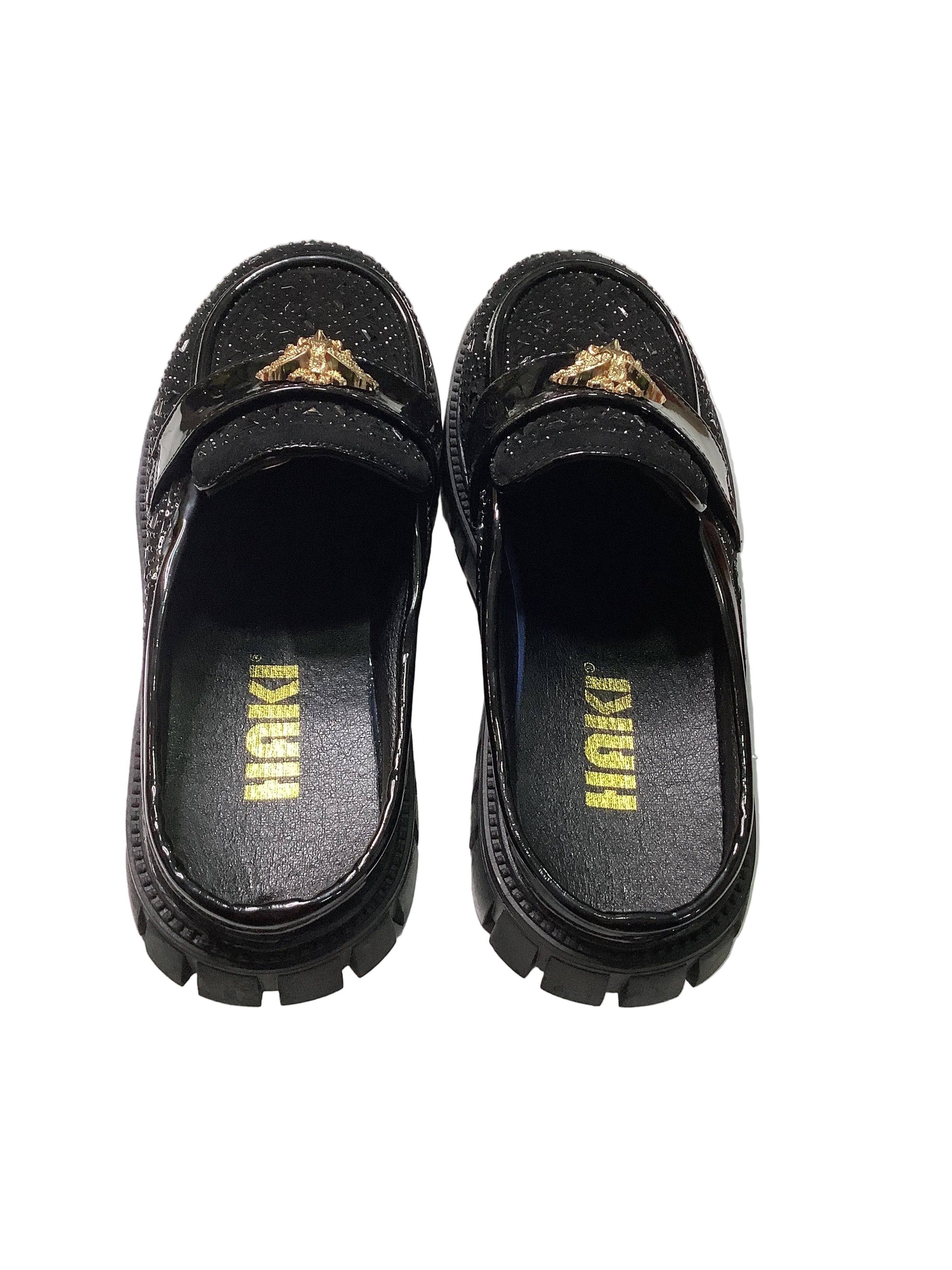 Haki Black Cover Front Half Shoe.