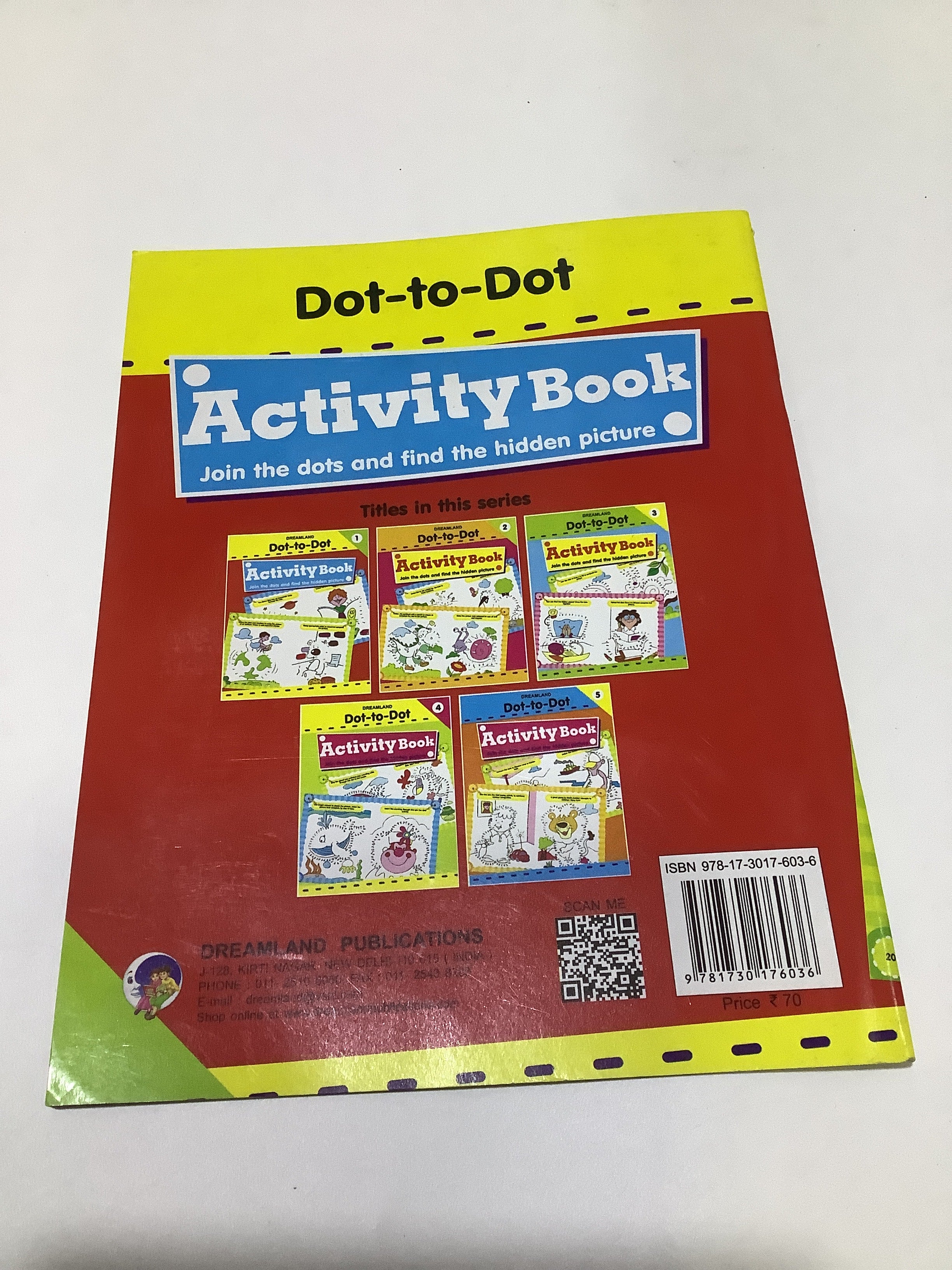 Dreamland dot-to-dot(Activity book 1)