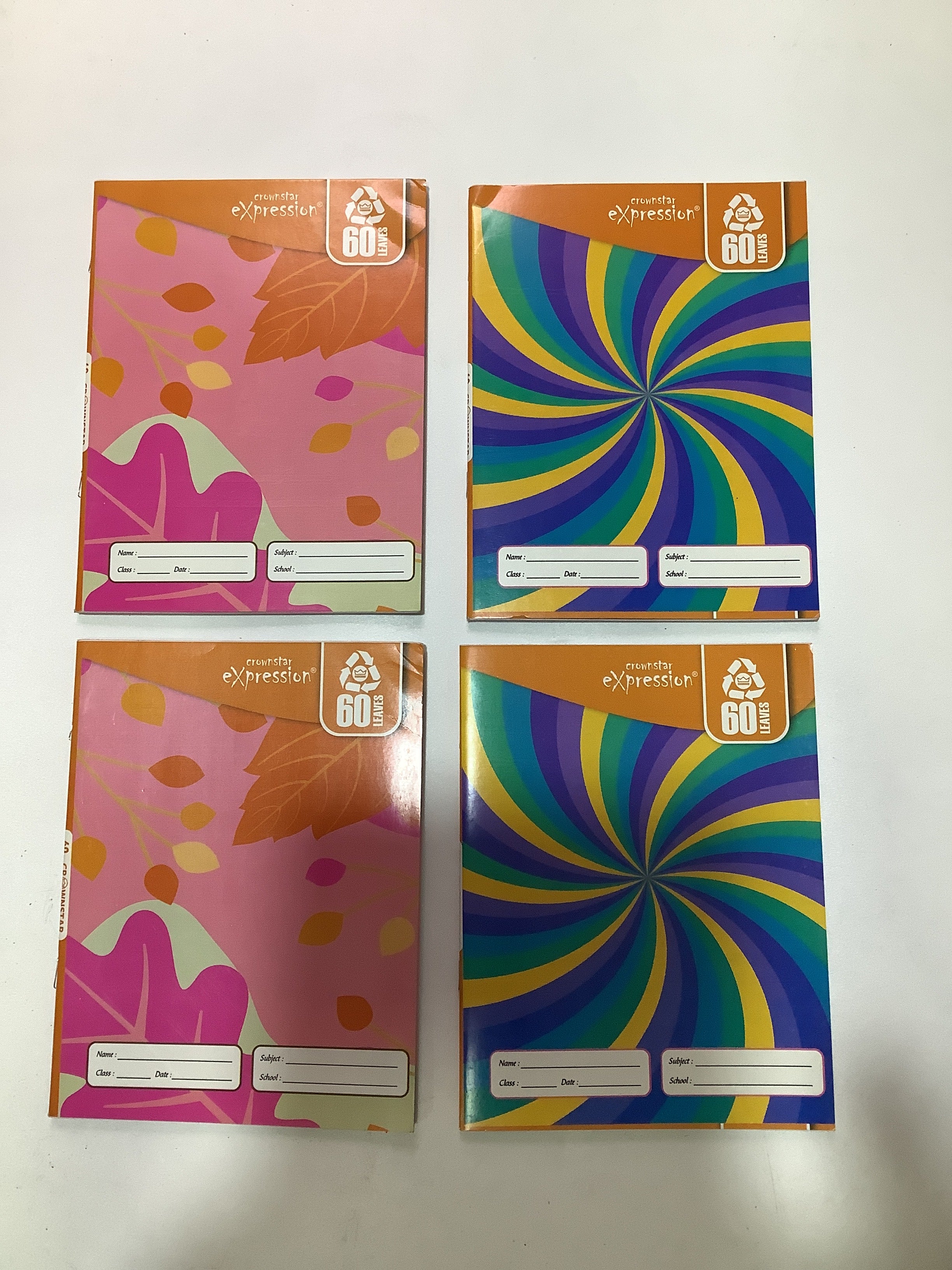 Crownstar Expression Notebook 60leaves
