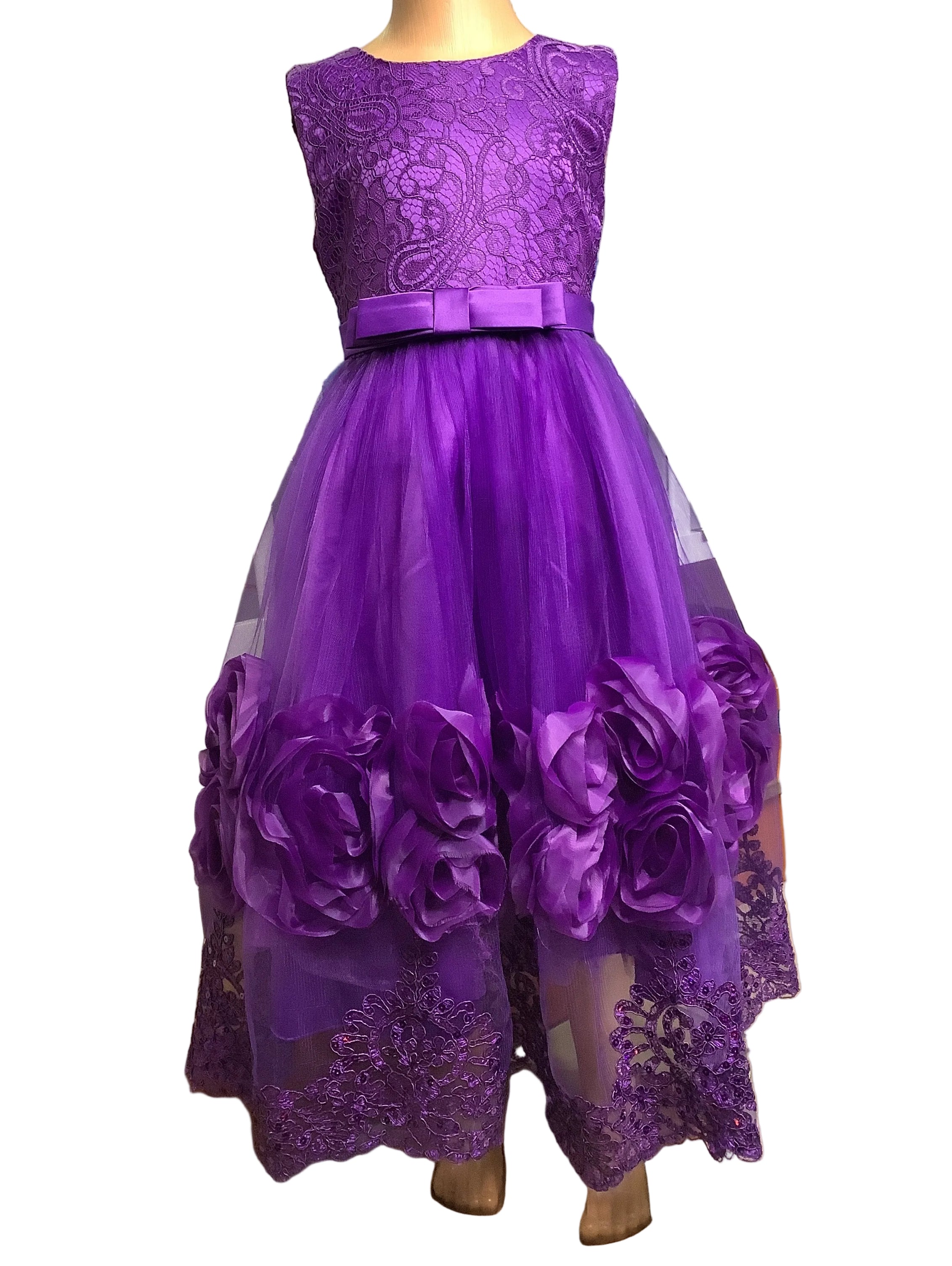 purple dress for kids